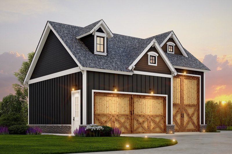Architectural House Design - Exterior - Other Elevation 1 for Country House Plan #54-560, 0 bath