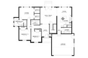 Craftsman Style House Plan - 3 Beds 2 Baths 1689 Sq/Ft Plan #1060-271 Floor 