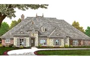 European Style House Plan - 3 Beds 3.5 Baths 3214 Sq/Ft Plan #310-657 