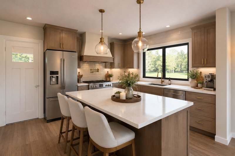 House Blueprint - Interior - Kitchen for Modern House Plan #1064-497 - 1 bed, 1 bath