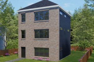 House Blueprint - Contemporary Exterior - Front Elevation Plan #932-1365