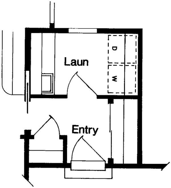 Home Plan - Colonial Floor Plan - Main Floor Plan #316-192