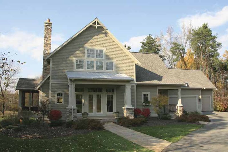 Home Plan - Exterior - Front Elevation 4 for Traditional House Plan #928-128 - 3 bed, 3.5 bath
