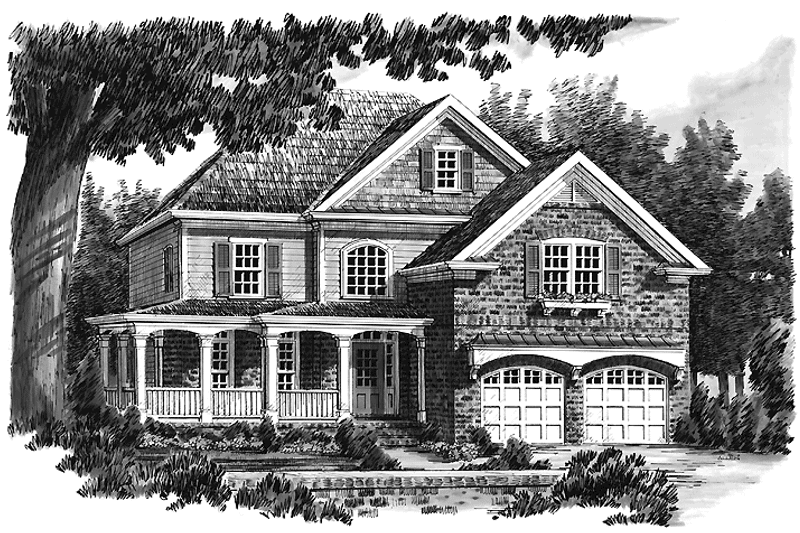 Home Plan - Exterior - Front Elevation 3 for Country House Plan #927-736 - 3 bed, 2.5 bath
