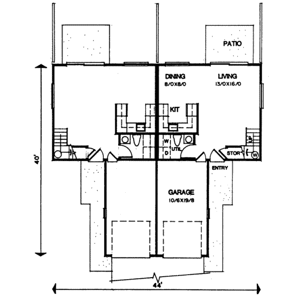 Modern Floor Plan - Main Floor Plan #303-252