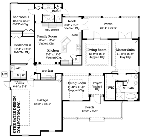 House Plan Design - Victorian Floor Plan - Main Floor Plan #930-185