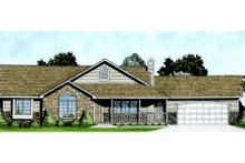 Ranch Style House Plan - 3 Beds 2.5 Baths 1586 Sq/Ft Plan #58-167