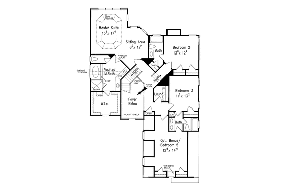 Floor Plan - Upper Floor for Country House Plan #927-868 - 4 bed, 4 bath