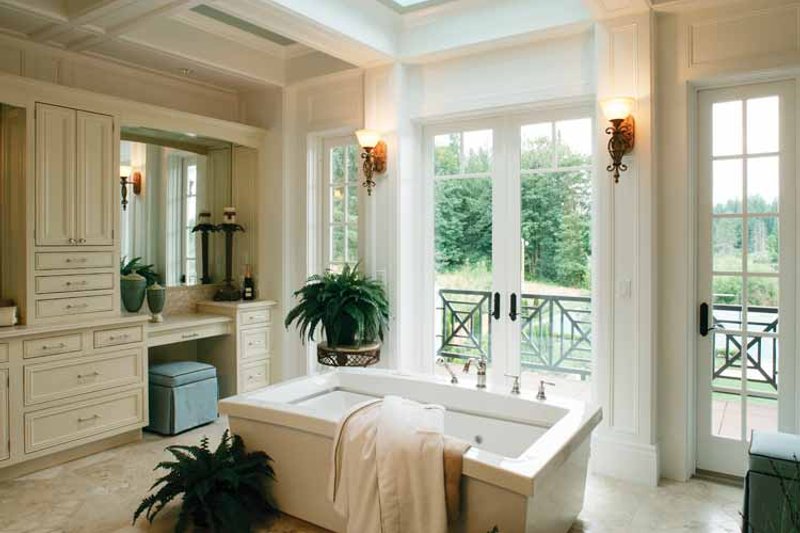 Architectural House Design - Interior - Master Bathroom 1 for Prairie House Plan #132-354 - 4 bed, 6 bath