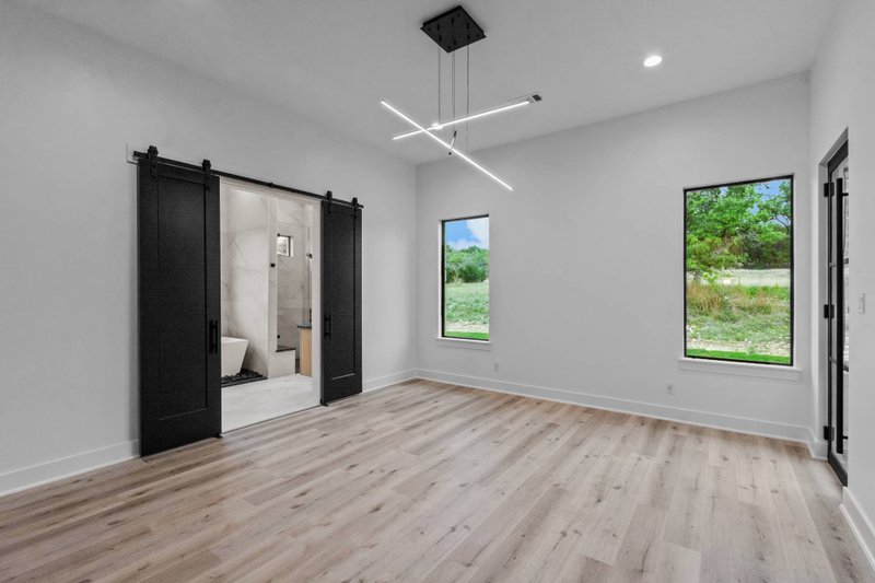 Dream House Plan - Interior - Master Bedroom for Modern House Plan #1110-38 - 4 bed, 5 bath