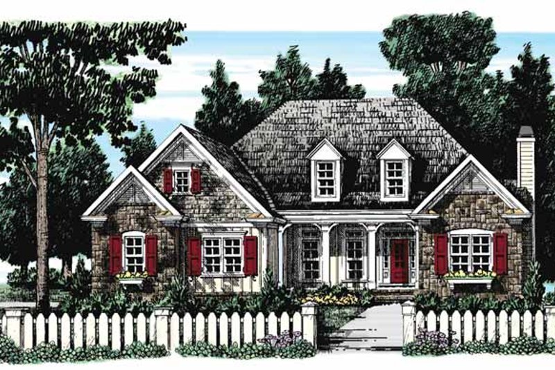 Dream House Plan - European Exterior - Front Elevation Plan #927-273