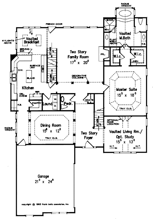 House Plan Design - Traditional Floor Plan - Main Floor Plan #927-452