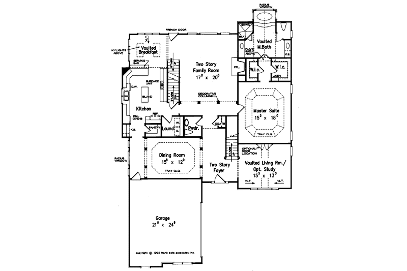 Home Plan - Floor Plan - Main Floor for Traditional House Plan #927-452 - 4 bed, 3.5 bath