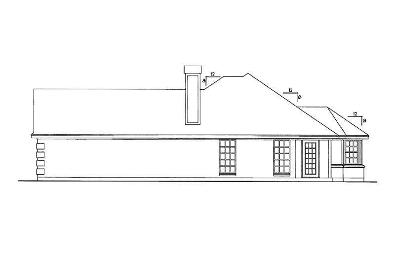 House Plan Design - Floor Plan - Other Floor for Traditional House Plan #40-502 - 4 bed, 2 bath