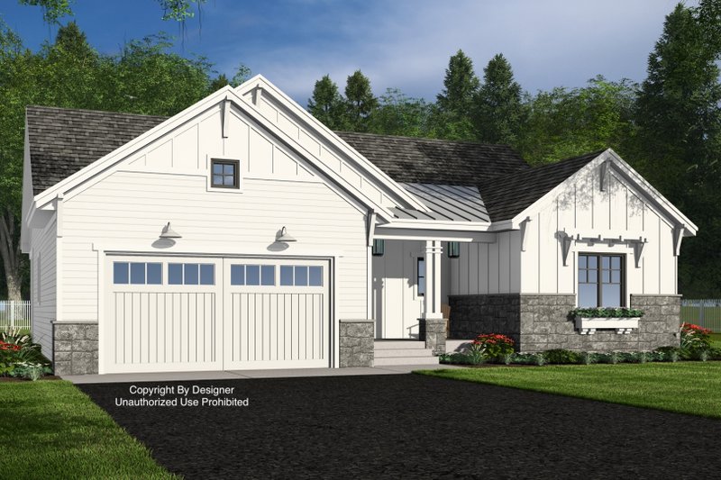House Design - Exterior - Front Elevation 5 for Beach House Plan #51-1396 - 3 bed, 2.5 bath
