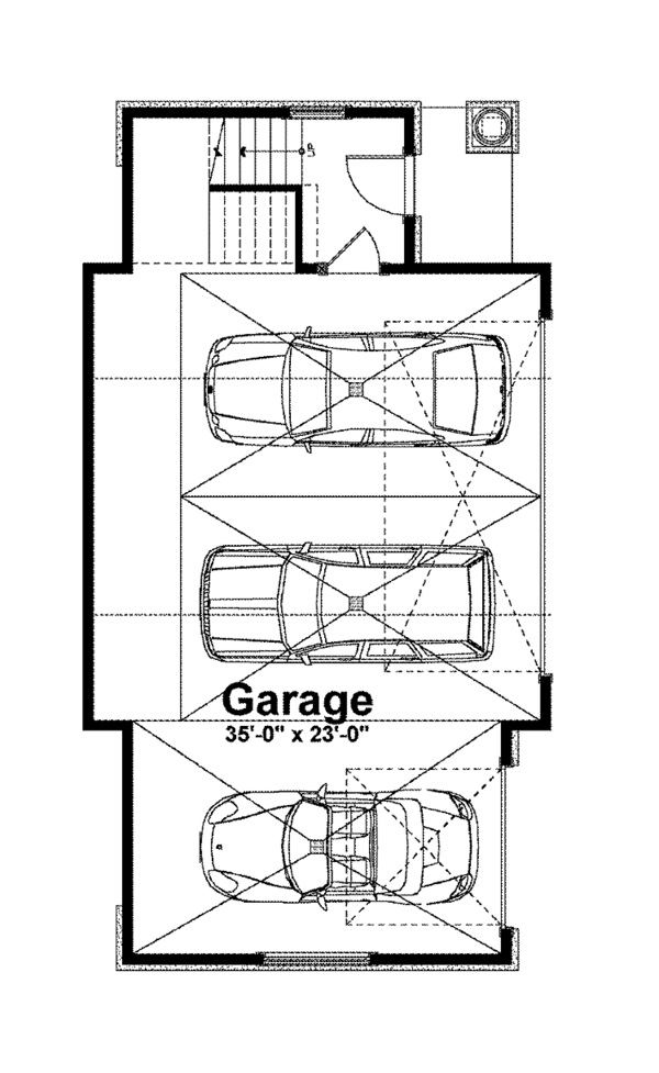 Architectural House Design - Garage