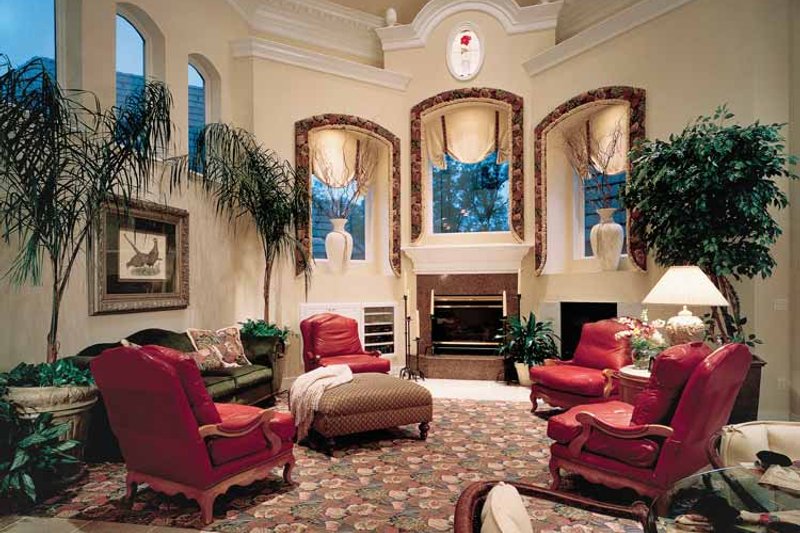 Dream House Plan - Interior - Family Room for European House Plan #417-563 - 4 bed, 5 bath
