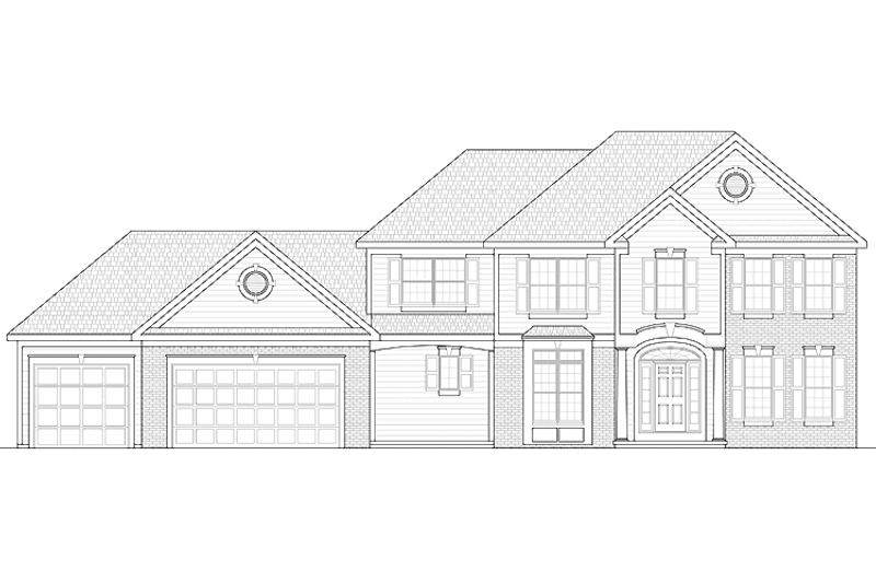 Architectural House Design - Traditional Exterior - Front Elevation Plan #328-364