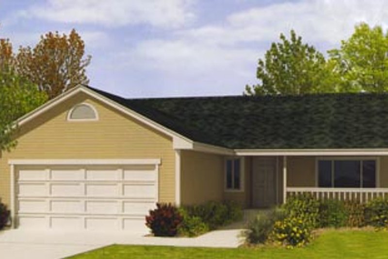 Dream House Plan - Ranch Exterior - Front Elevation Plan #92-110