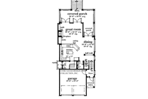 Floor Plan - Main Floor for Country House Plan #930-81 - 3 bed, 2.5 bath