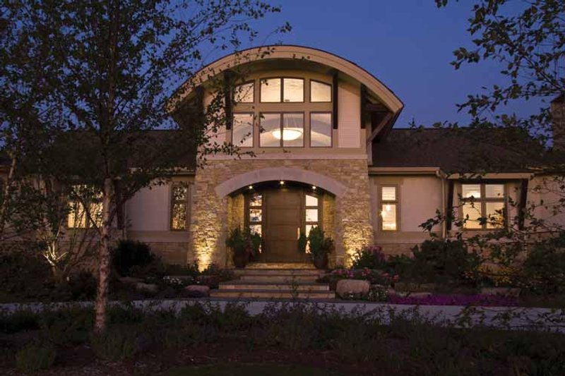Dream House Plan - Exterior - Front Elevation 6 for Contemporary House Plan #928-67 - 4 bed, 4 bath
