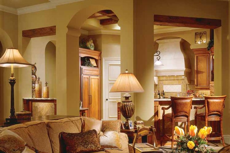 Home Plan - Interior - Family Room 1 for Mediterranean House Plan #930-98 - 4 bed, 4.5 bath