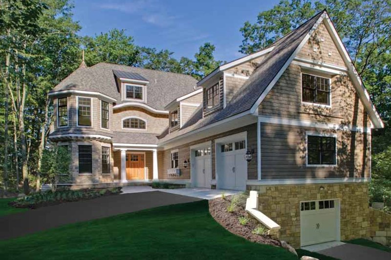 Architectural House Design - Craftsman Exterior - Front Elevation Plan #928-71