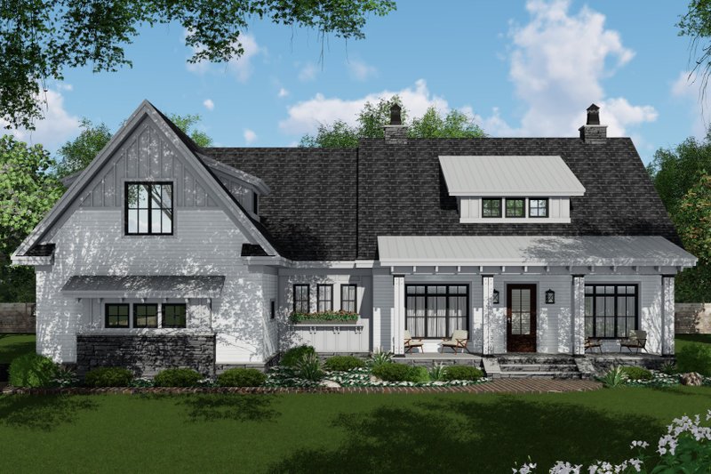 House Plan Design - Farmhouse Exterior - Front Elevation Plan #51-1144