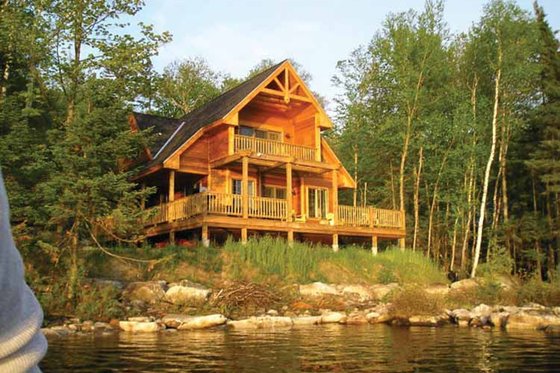 Exterior - Rear Elevation 3 for Traditional House Plan #118-145 - 3 bed, 2 bath