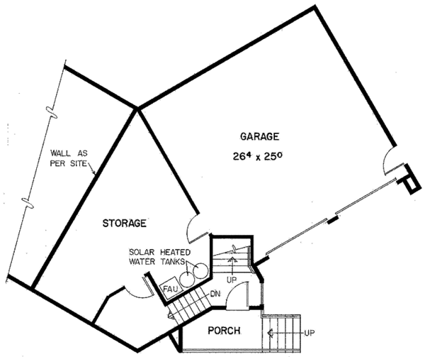 Home Plan - Contemporary Floor Plan - Upper Floor Plan #60-816