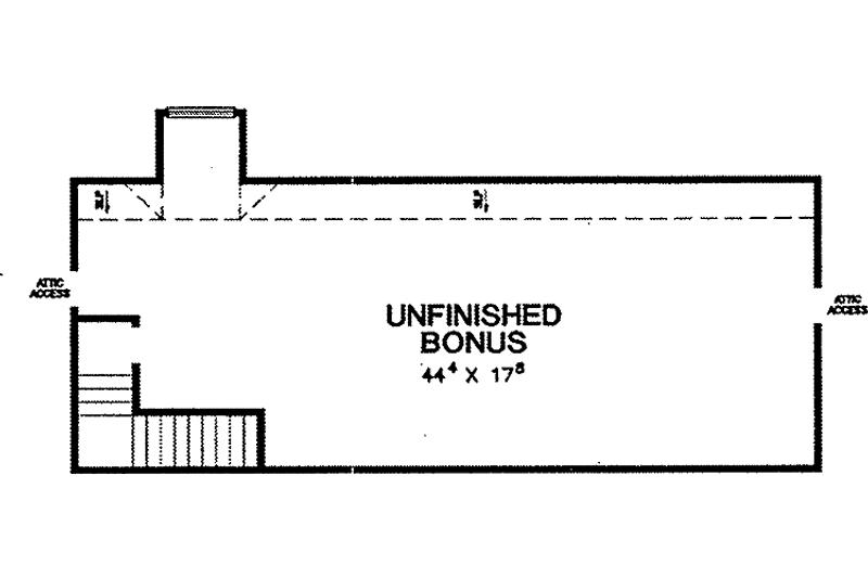 House Blueprint - Floor Plan - Upper Floor for Country House Plan #472-294 - 3 bed, 2.5 bath