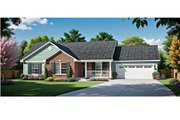 Traditional Style House Plan - 3 Beds 2 Baths 1240 Sq/Ft Plan #58-121 