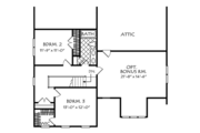 Colonial Style House Plan - 3 Beds 2.5 Baths 2128 Sq/Ft Plan #927-975 