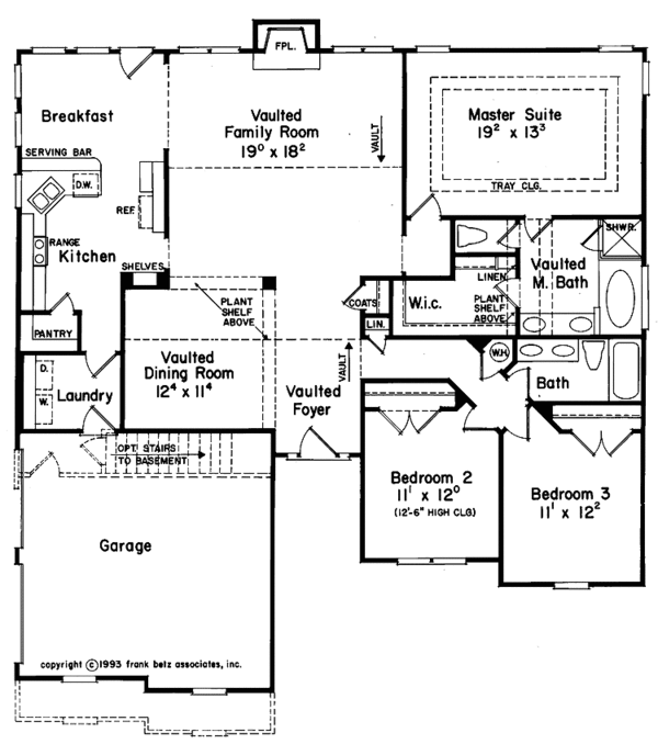 Architectural House Design - Country Floor Plan - Main Floor Plan #927-240