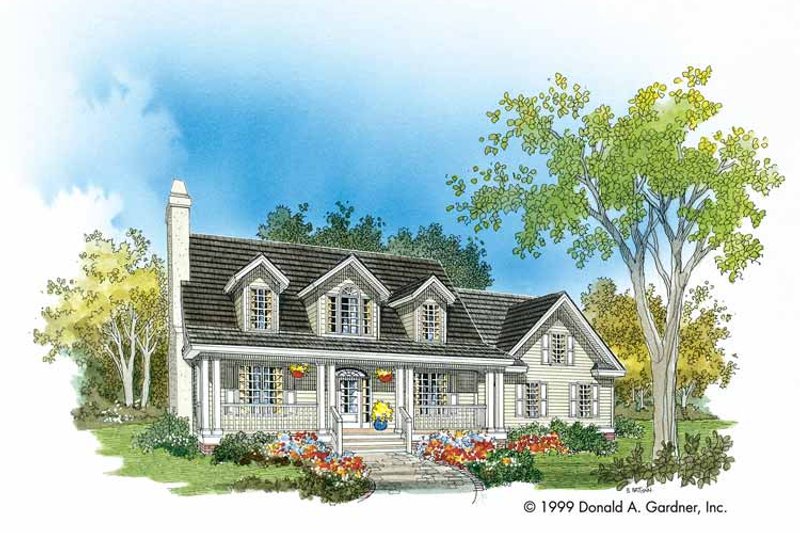 Dream House Plan - Exterior - Front Elevation 3 for Country House Plan #929-509 - 3 bed, 2.5 bath