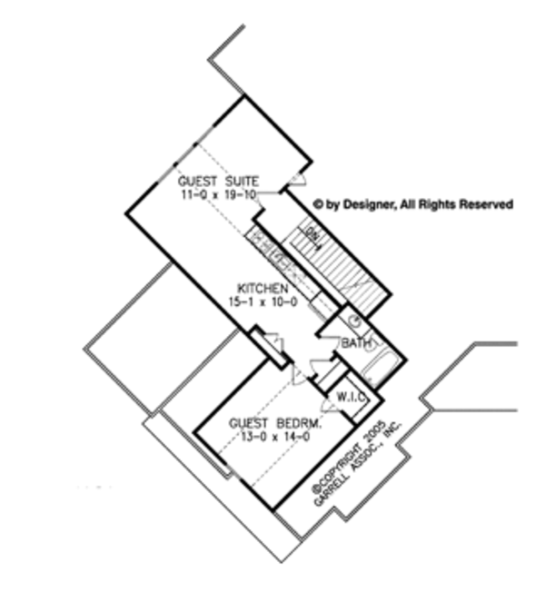 Architectural House Design - Craftsman Floor Plan - Other Floor Plan #54-352