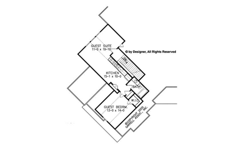 House Design - Floor Plan - Other Floor for Craftsman House Plan #54-352 - 4 bed, 4 bath