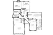 Country Style House Plan - 4 Beds 2 Baths 2070 Sq/Ft Plan #437-20 
