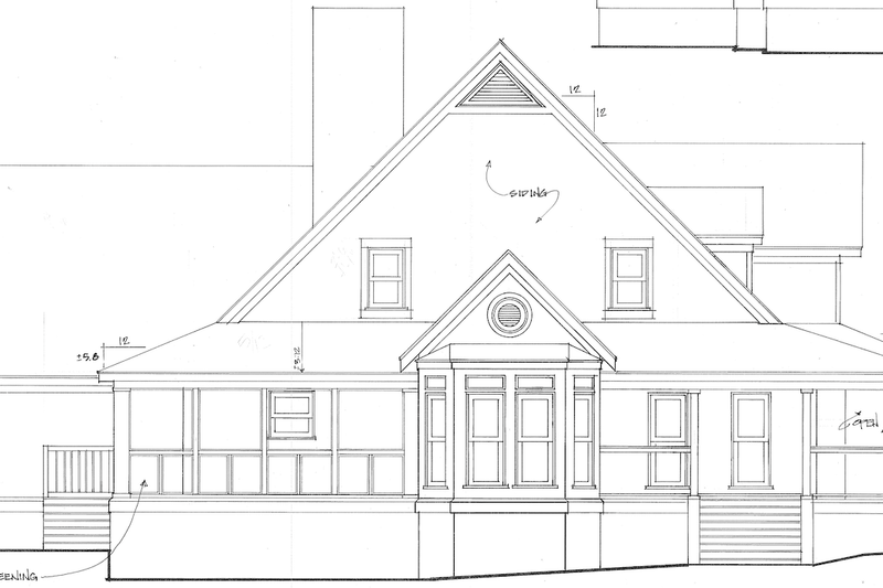 House Plan Design - Exterior - Other Elevation for Country House Plan #30-187 - 4 bed, 3 bath