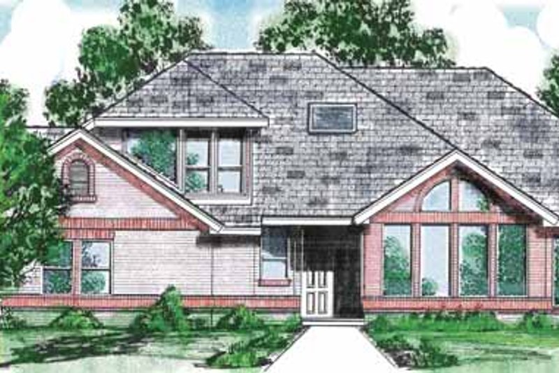Home Plan - Contemporary Exterior - Front Elevation Plan #52-274