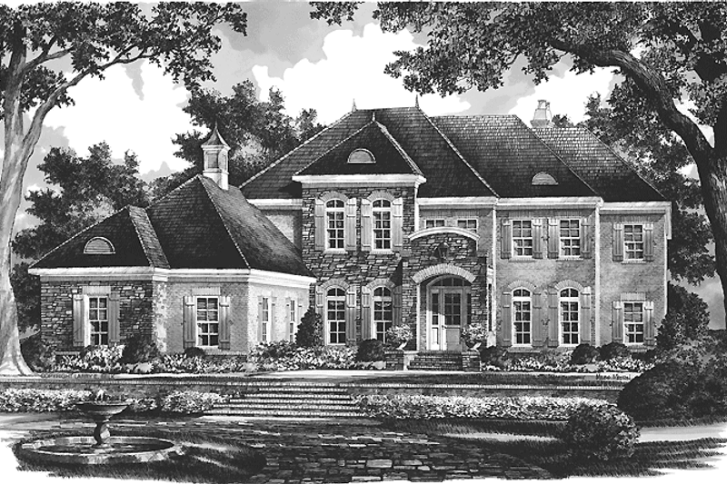 House Plan Design - Country Exterior - Front Elevation Plan #952-186