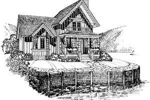 Dream House Plan - Craftsman Exterior - Front Elevation Plan #1016-52