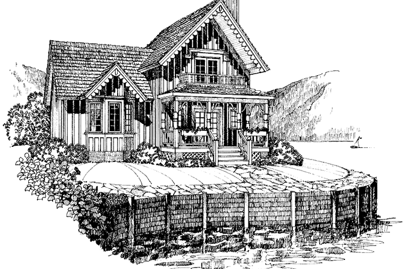 Home Plan - Craftsman Exterior - Front Elevation Plan #1016-52