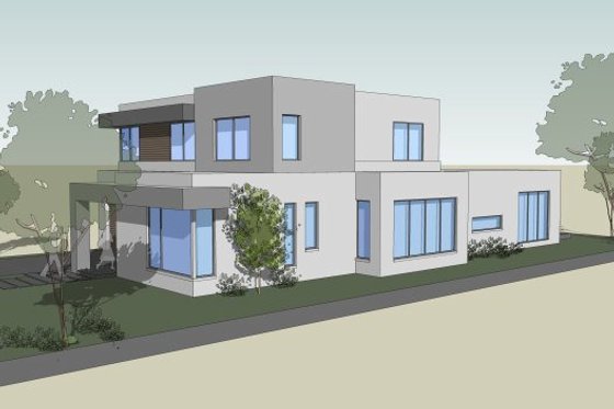 Exterior - Other Elevation 7 for Modern House Plan #496-25 - 4 bed, 2.5 bath