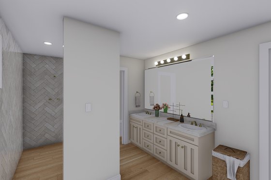 Interior - Master Bathroom 1 for Contemporary House Plan #1060-142 - 3 bed, 2.5 bath