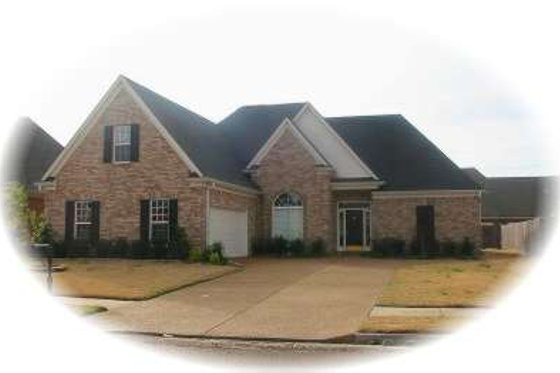 Exterior - Front Elevation for Colonial House Plan #81-1495 - 3 bed, 2 bath
