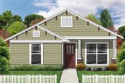 Craftsman Style House Plan - 3 Beds 2 Baths 1398 Sq/Ft Plan #84-492 