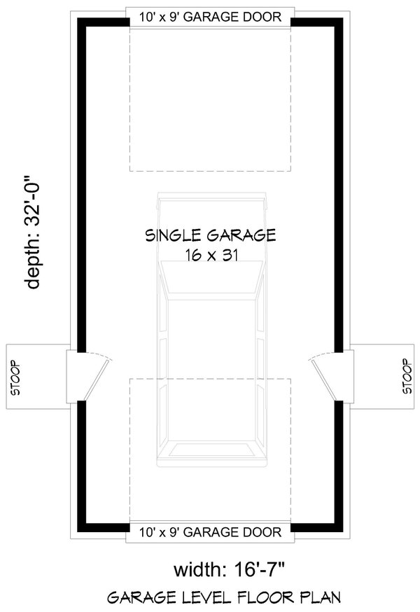 Country Floor Plan - Main Floor Plan #932-1157