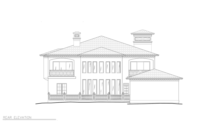 Architectural House Design - Exterior - Other Elevation 1 for Colonial House Plan #119-478 - 4 bed, 3 bath