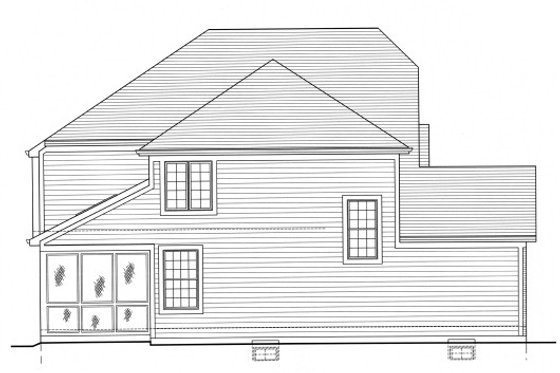Exterior - Other Elevation for Cottage House Plan #46-505 - 4 bed, 2.5 bath